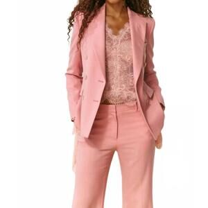 NEW LOVESHACKFANCY women's gillian jacket in rosewood